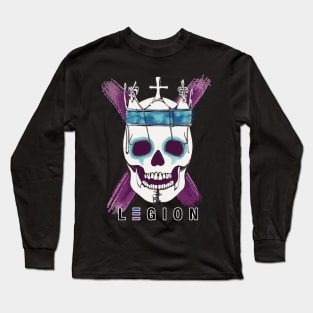 WatchDogs Skull Long Sleeve T-Shirt